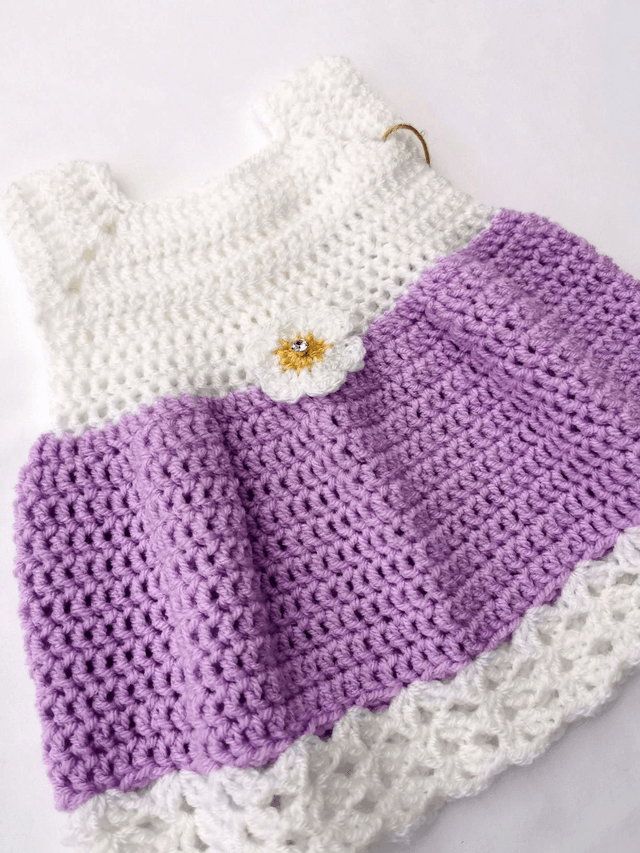 Daisy Dress, Purple 